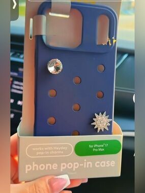 iPhone 16 Heyday Phone Pop-In Case with Decorative Charms